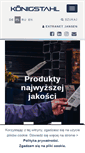 Mobile Screenshot of koenigstahl.pl